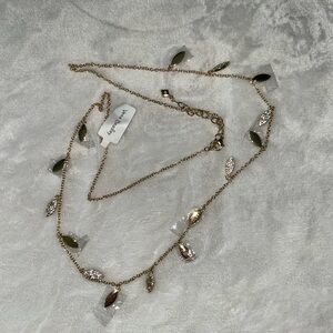 Simply Vera Vera Wang Gold Feather Necklace